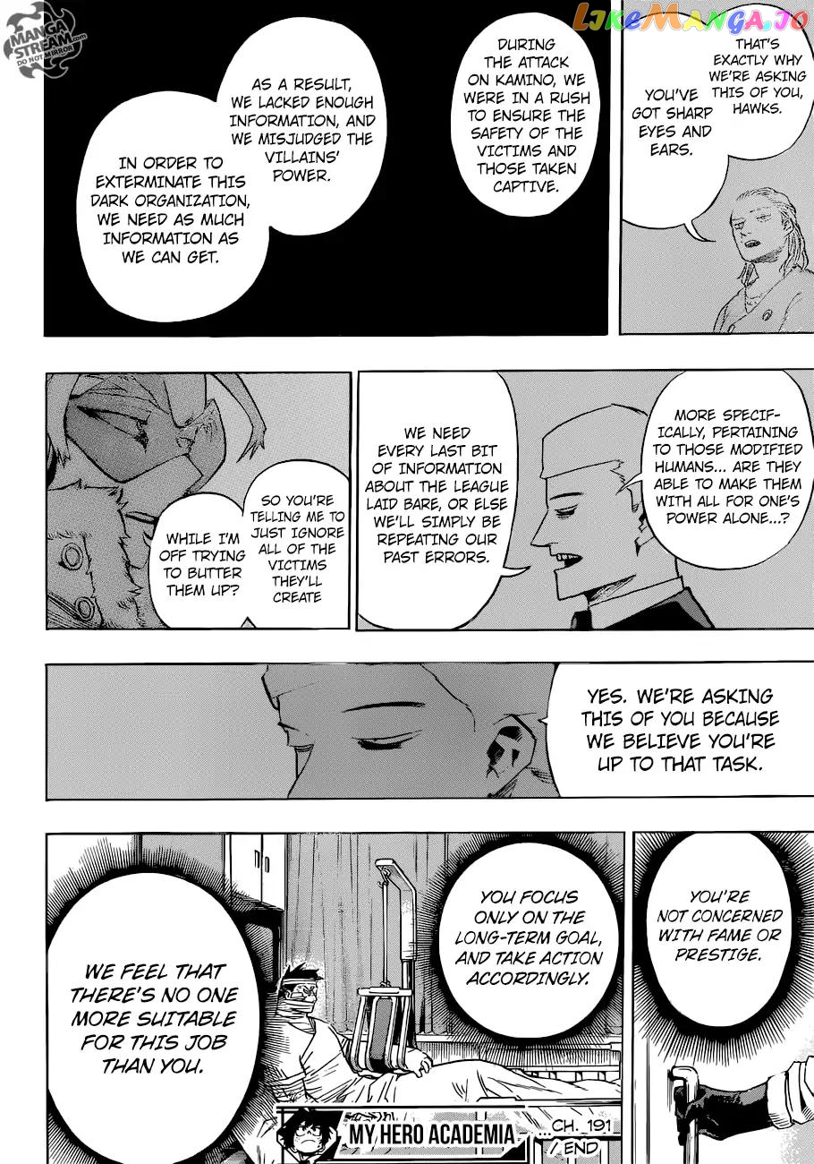 Boku No Hero Academia chapter 191 - page 15