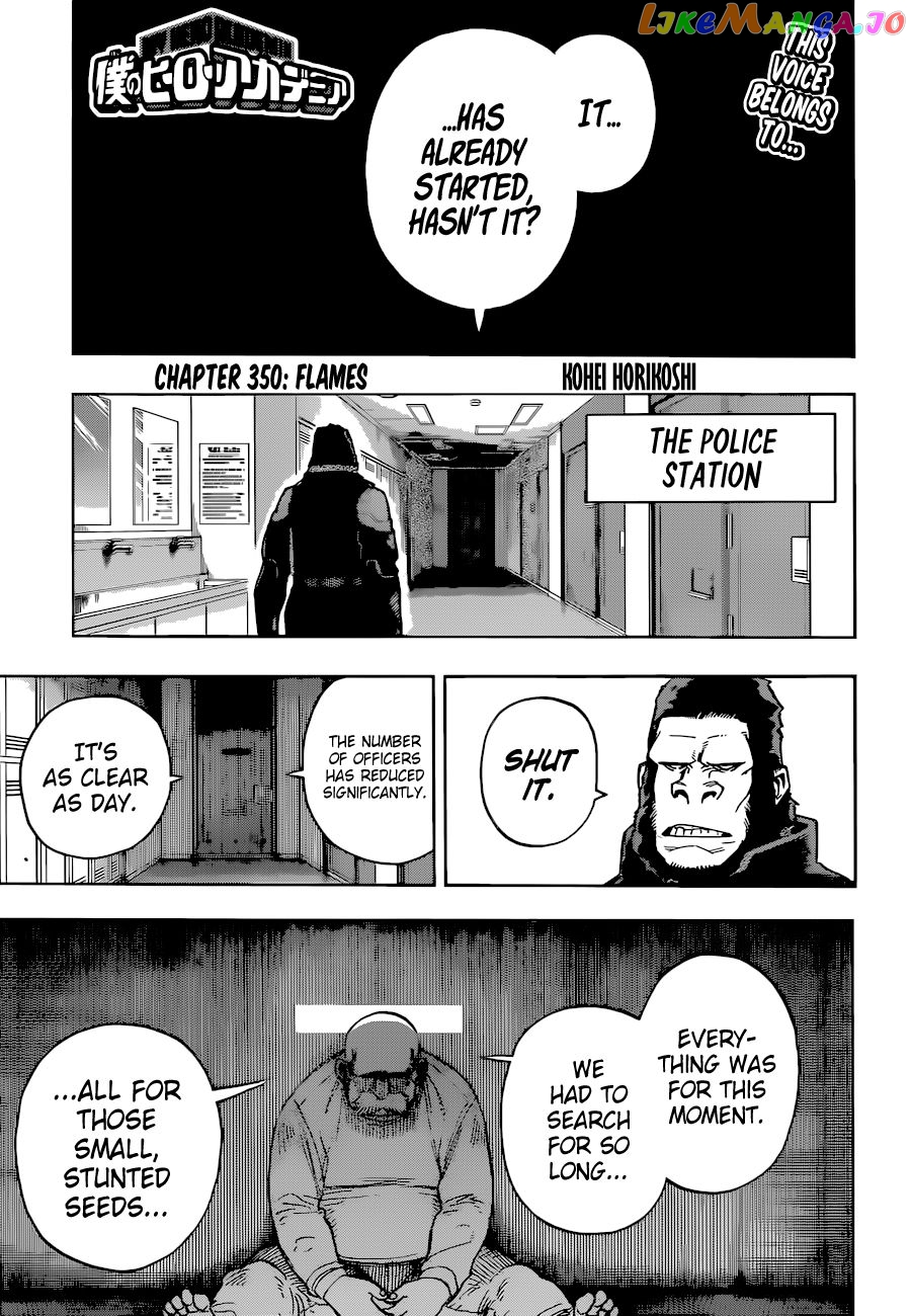 Boku No Hero Academia chapter 350 - page 2