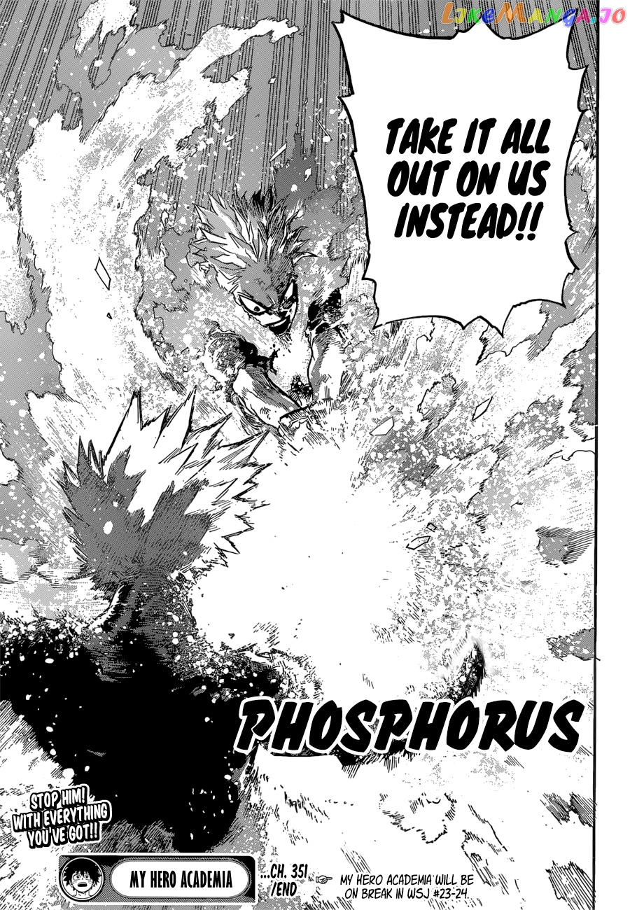 Boku No Hero Academia chapter 351 - page 15