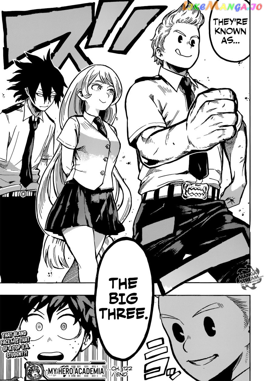 Boku No Hero Academia chapter 122 - page 18