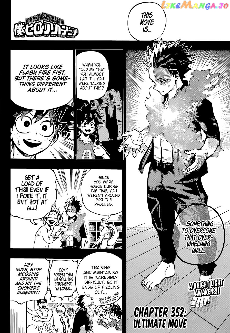 Boku No Hero Academia chapter 352 - page 2