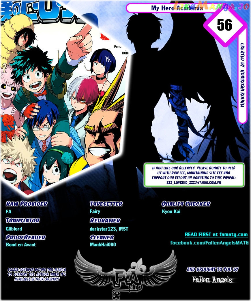 Boku No Hero Academia chapter 56 - page 1
