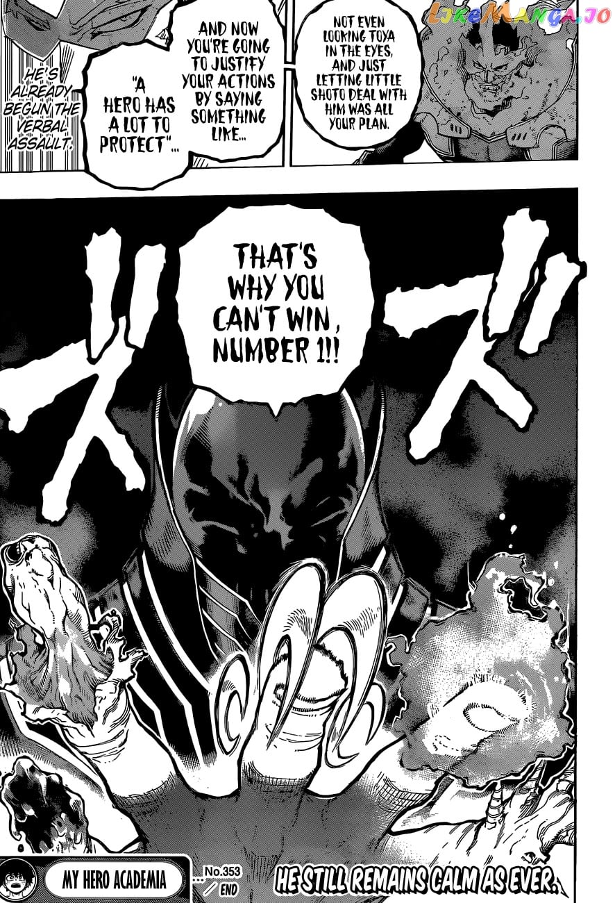 Boku No Hero Academia chapter 353 - page 17