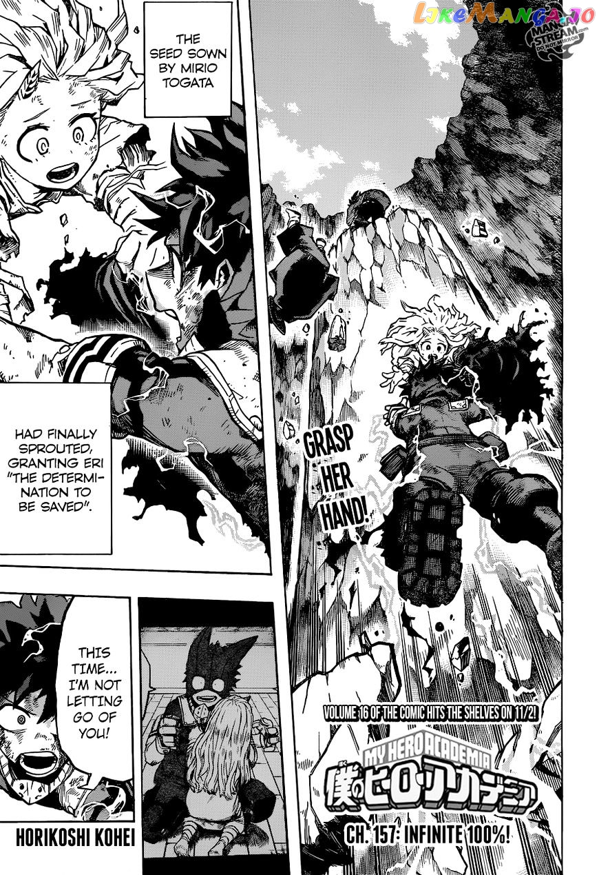 Boku No Hero Academia chapter 157 - page 1