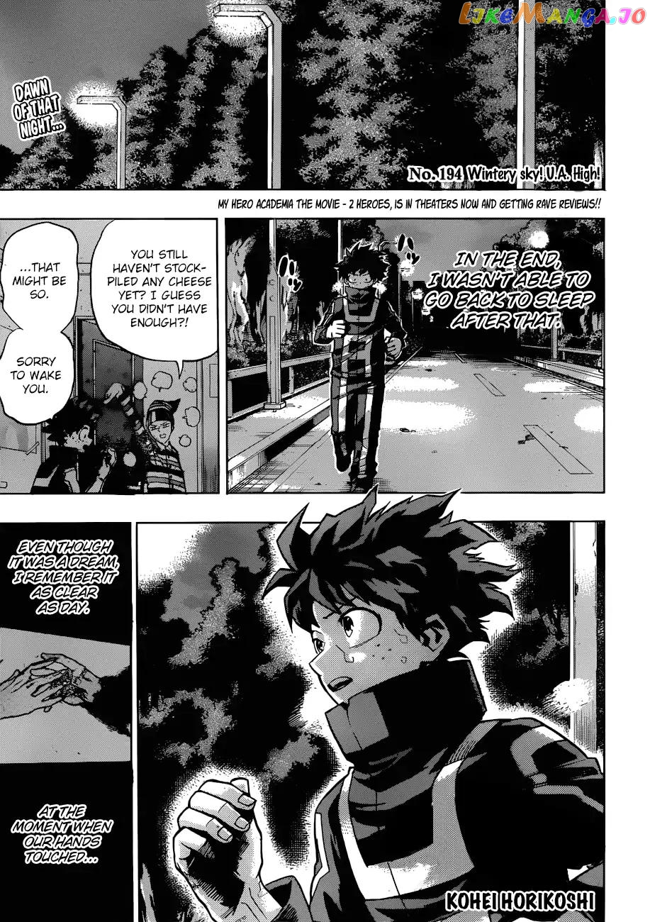Boku No Hero Academia chapter 194 - page 1