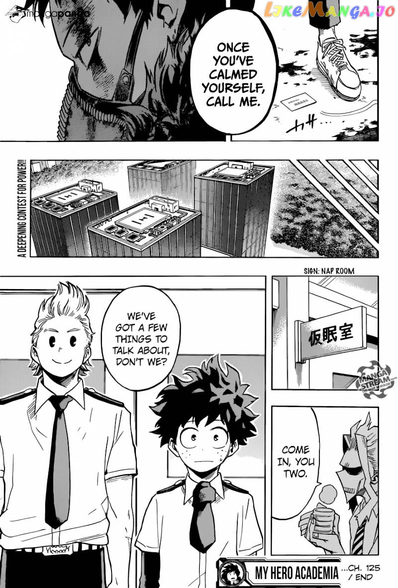Boku No Hero Academia chapter 125 - page 18