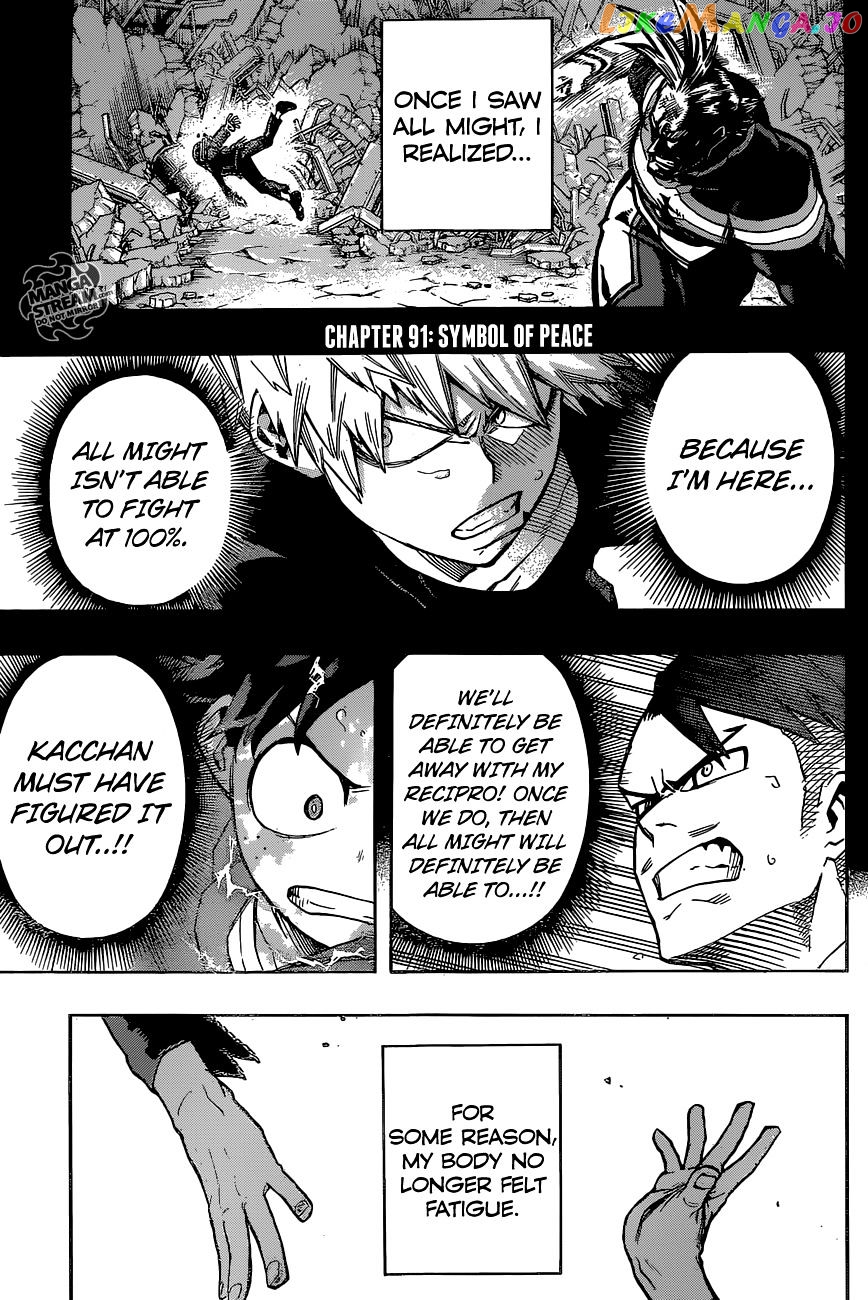 Boku No Hero Academia chapter 91 - page 6
