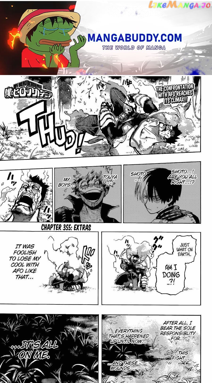 Boku No Hero Academia chapter 355 - page 1
