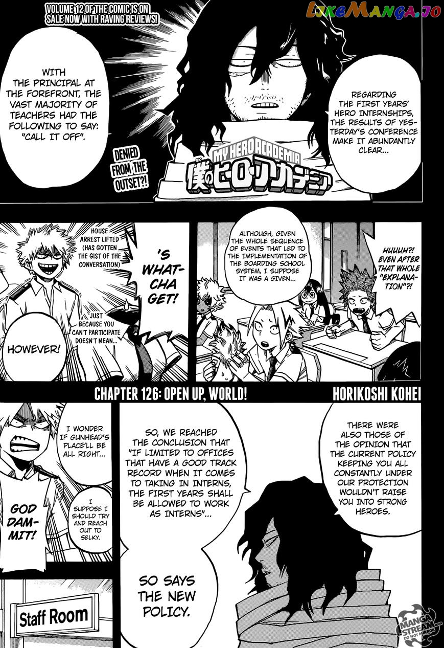 Boku No Hero Academia chapter 126 - page 1