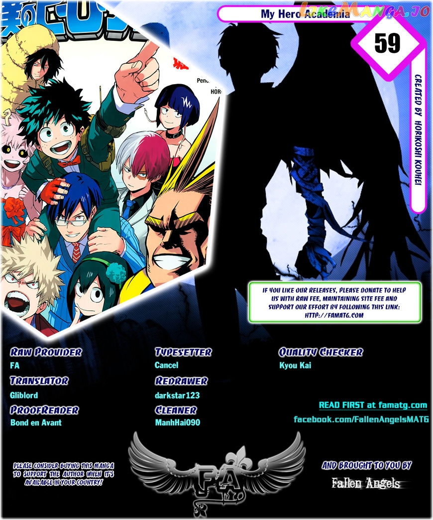 Boku No Hero Academia chapter 59 - page 1