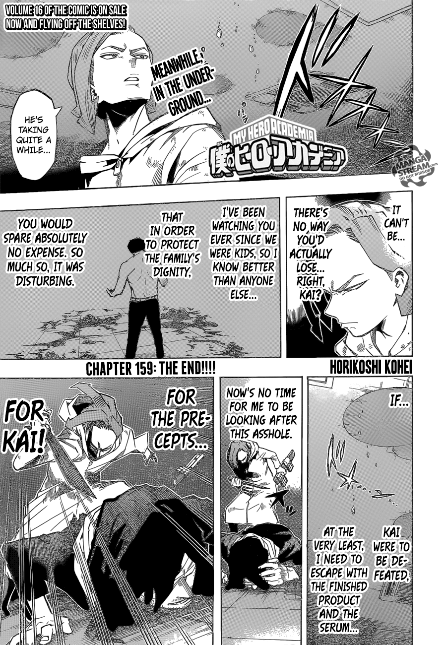 Boku No Hero Academia chapter 159 - page 1