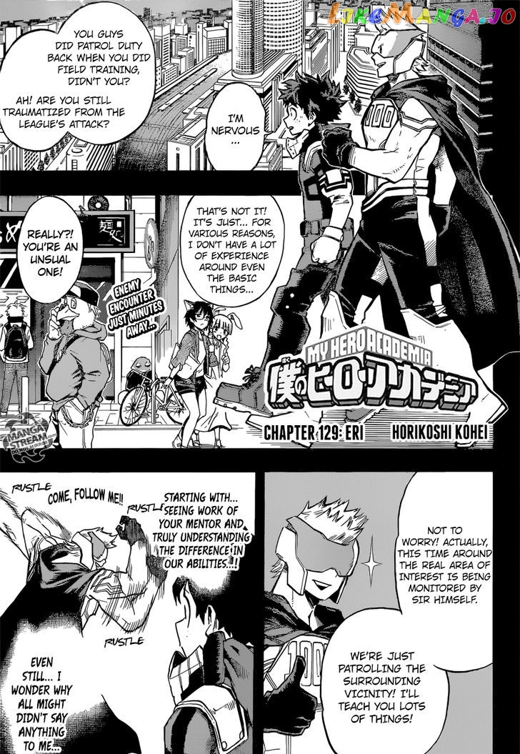 Boku No Hero Academia chapter 129 - page 1