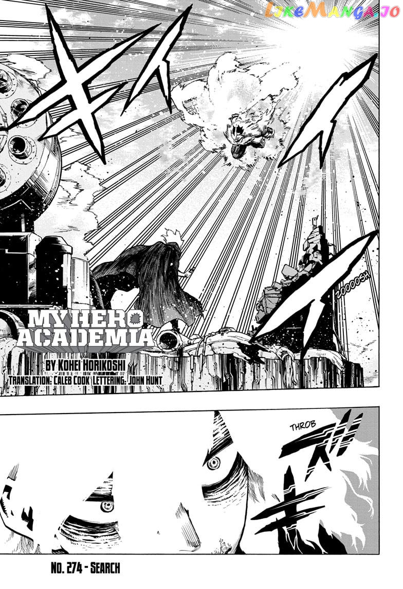Boku No Hero Academia chapter 274 - page 1