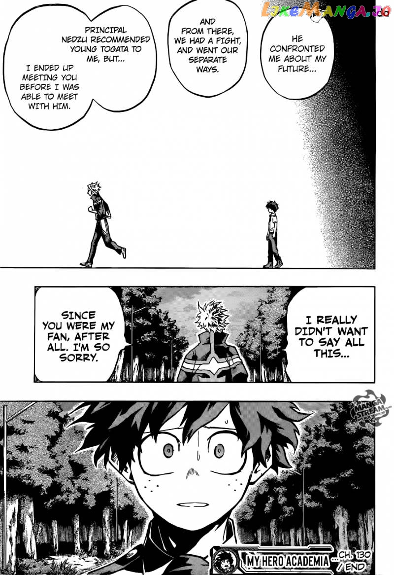 Boku No Hero Academia chapter 130 - page 20