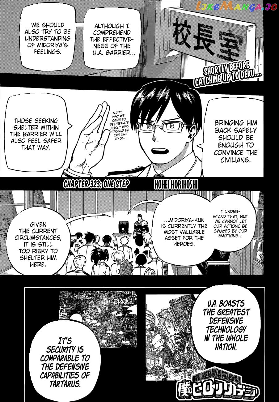 Boku No Hero Academia chapter 323 - page 1