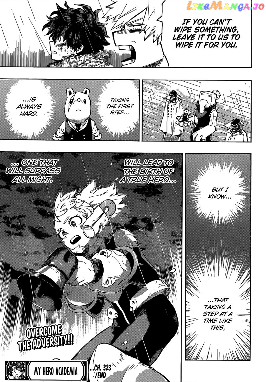 Boku No Hero Academia chapter 323 - page 18