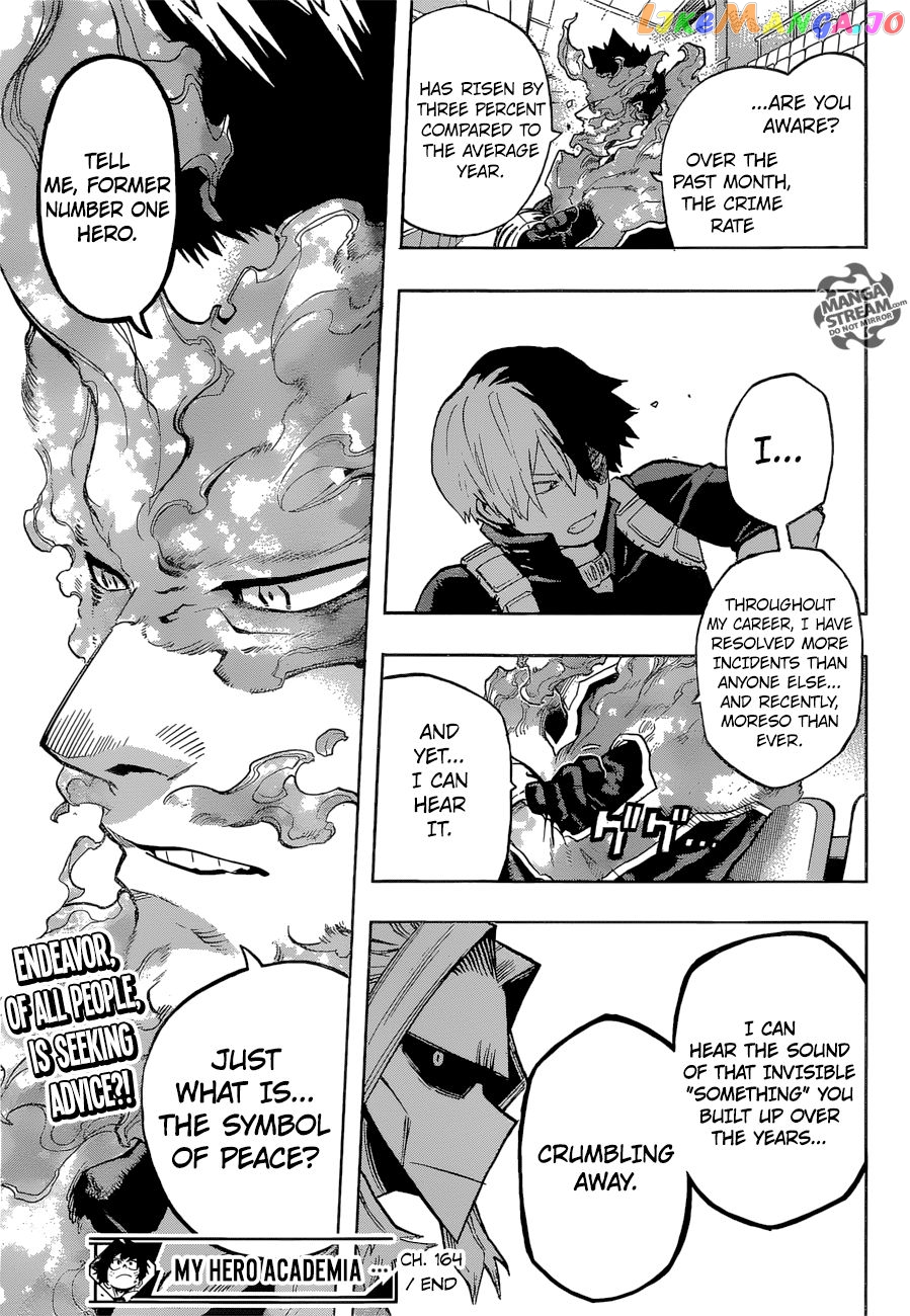 Boku No Hero Academia chapter 164 - page 18