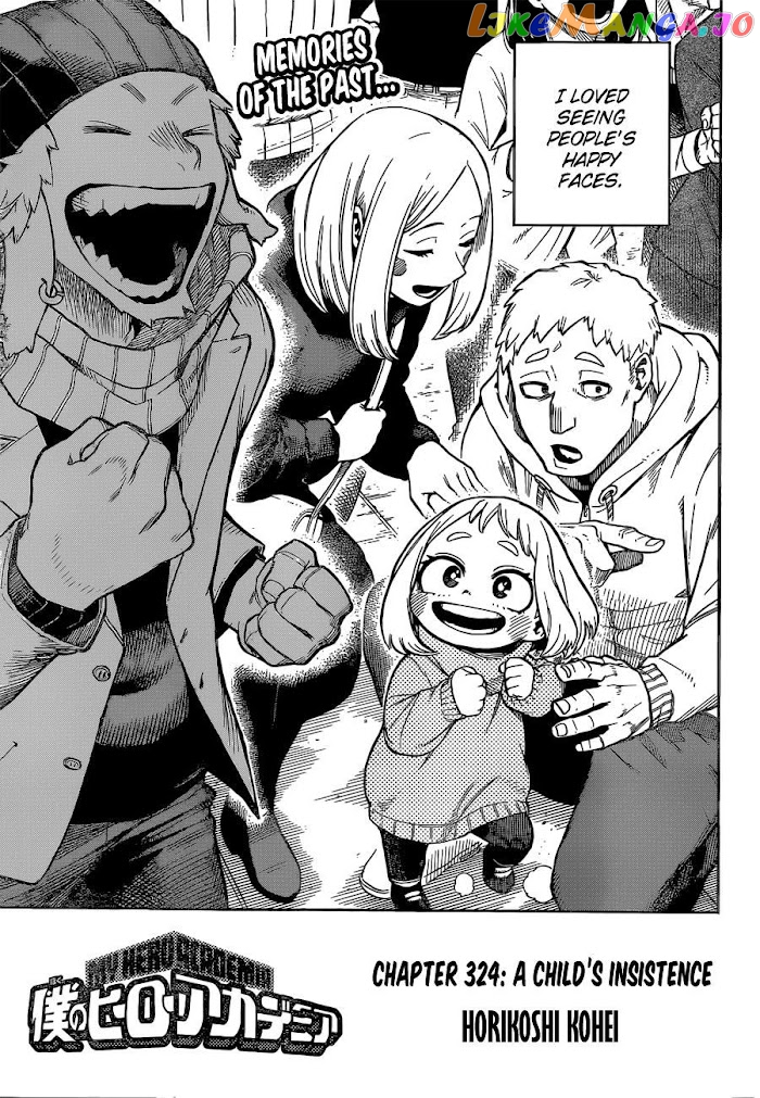 Boku No Hero Academia chapter 324 - page 1