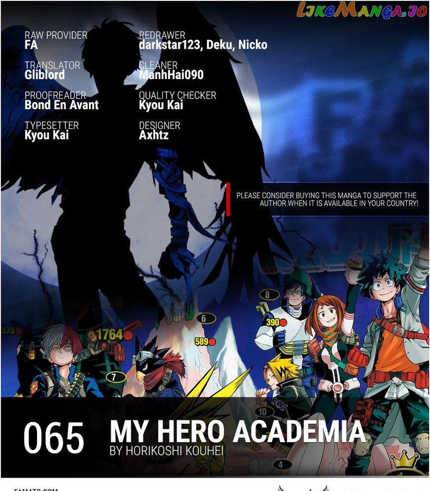 Boku No Hero Academia chapter 65 - page 1
