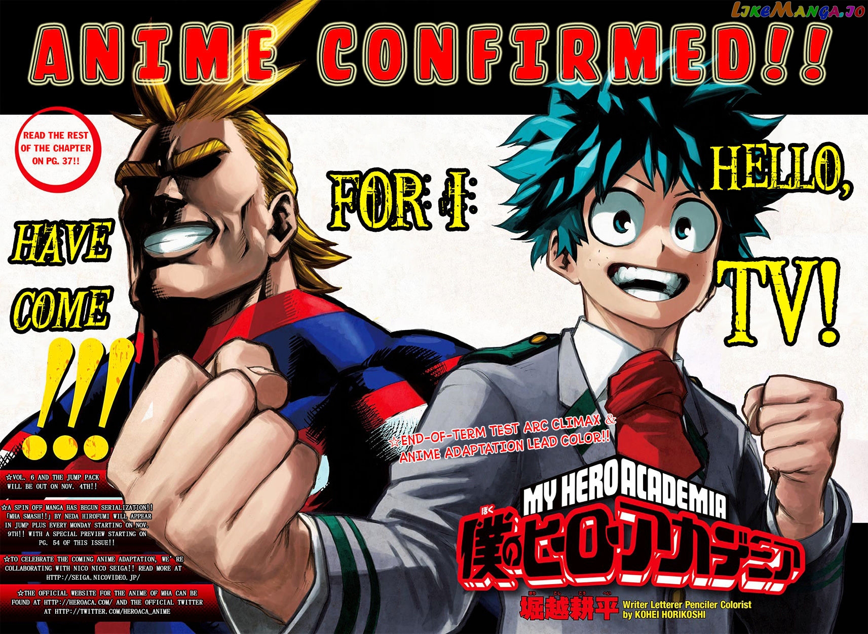 Boku No Hero Academia chapter 65 - page 4