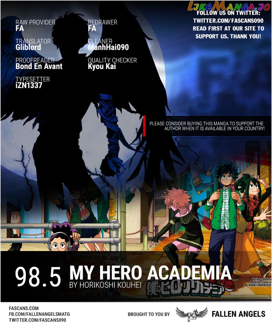 Boku No Hero Academia chapter 98.5 - page 1