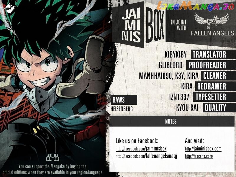 Boku No Hero Academia chapter 134 - page 1