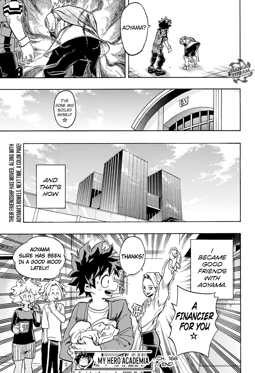Boku No Hero Academia chapter 168 - page 18