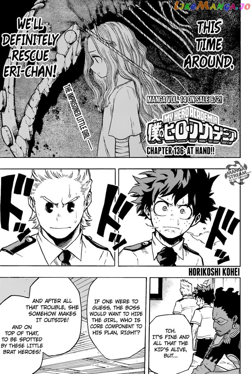 Boku No Hero Academia chapter 136 - page 1