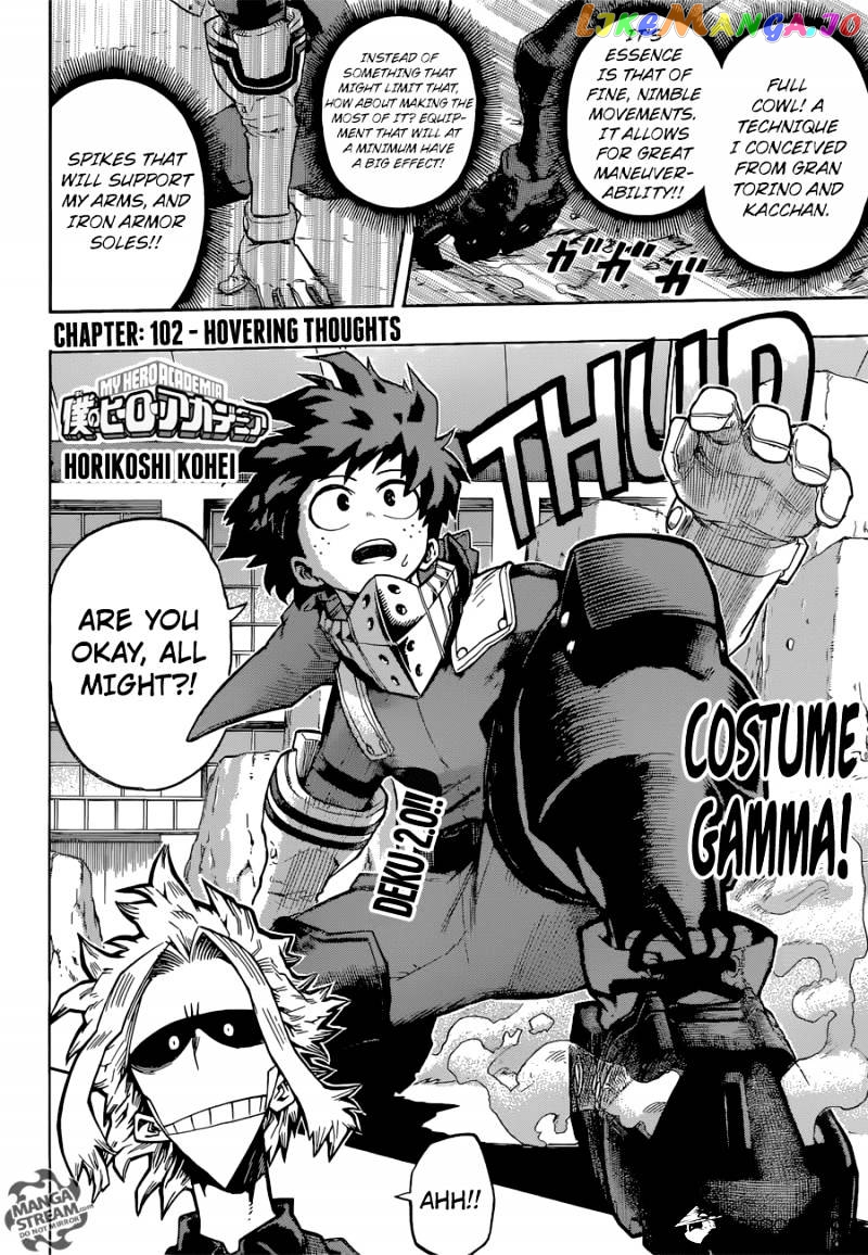 Boku No Hero Academia chapter 102 - page 3
