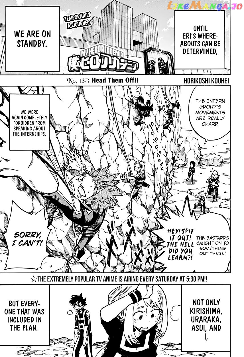 Boku No Hero Academia chapter 137 - page 2