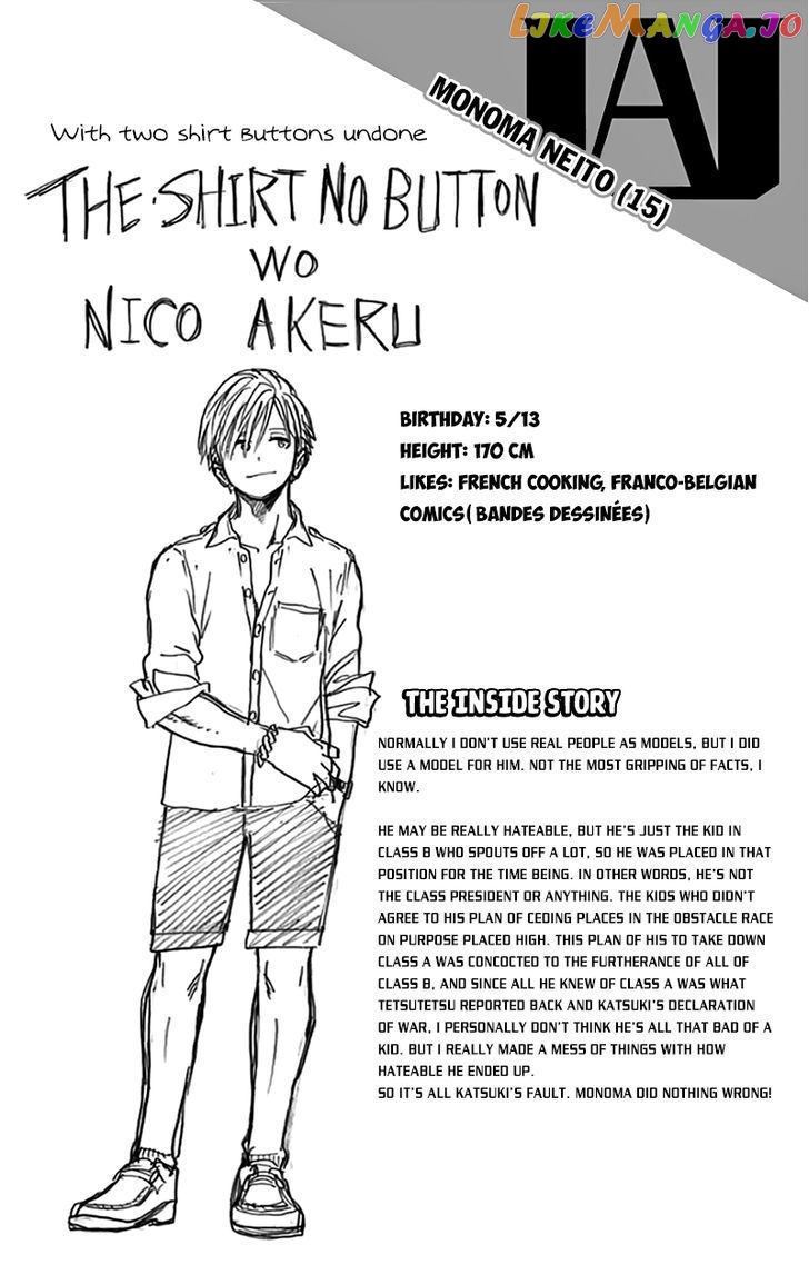 Boku No Hero Academia chapter 35.5 - page 11