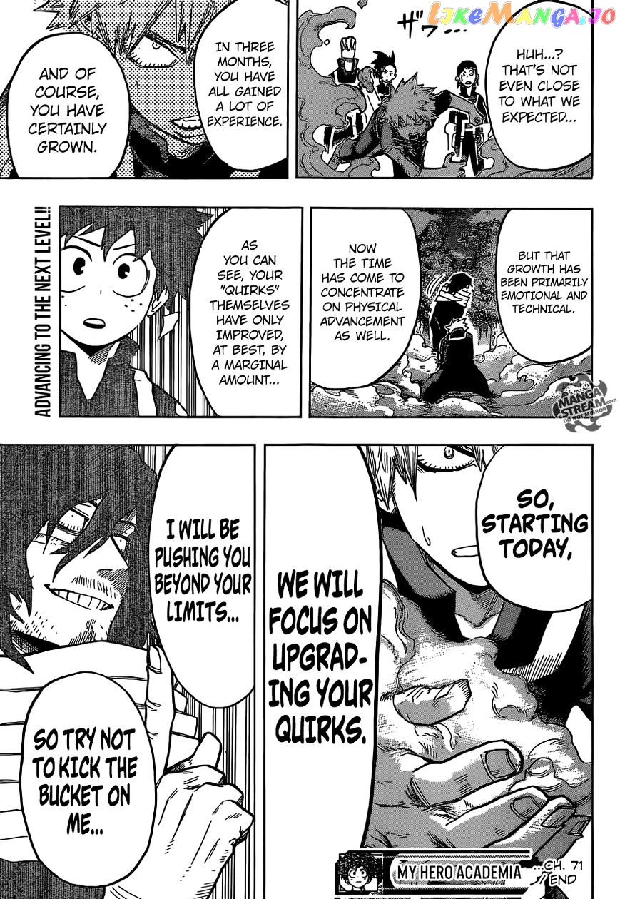 Boku No Hero Academia chapter 71 - page 19