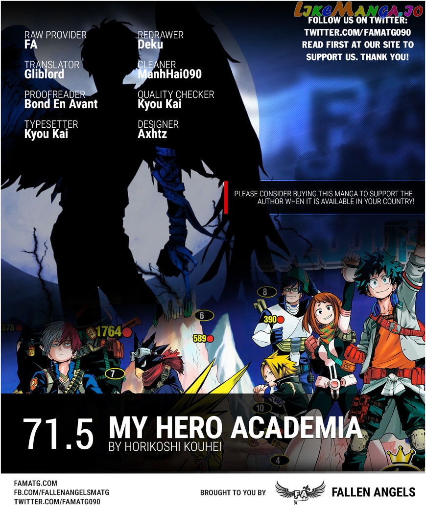 Boku No Hero Academia chapter 71.5 - page 1