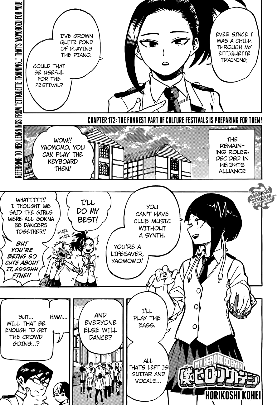 Boku No Hero Academia chapter 172 - page 1