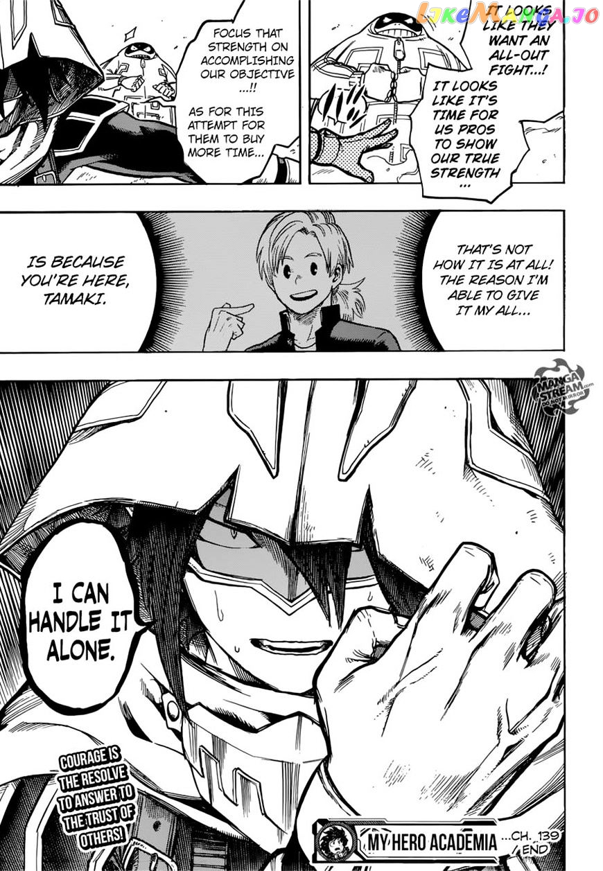 Boku No Hero Academia chapter 139 - page 18