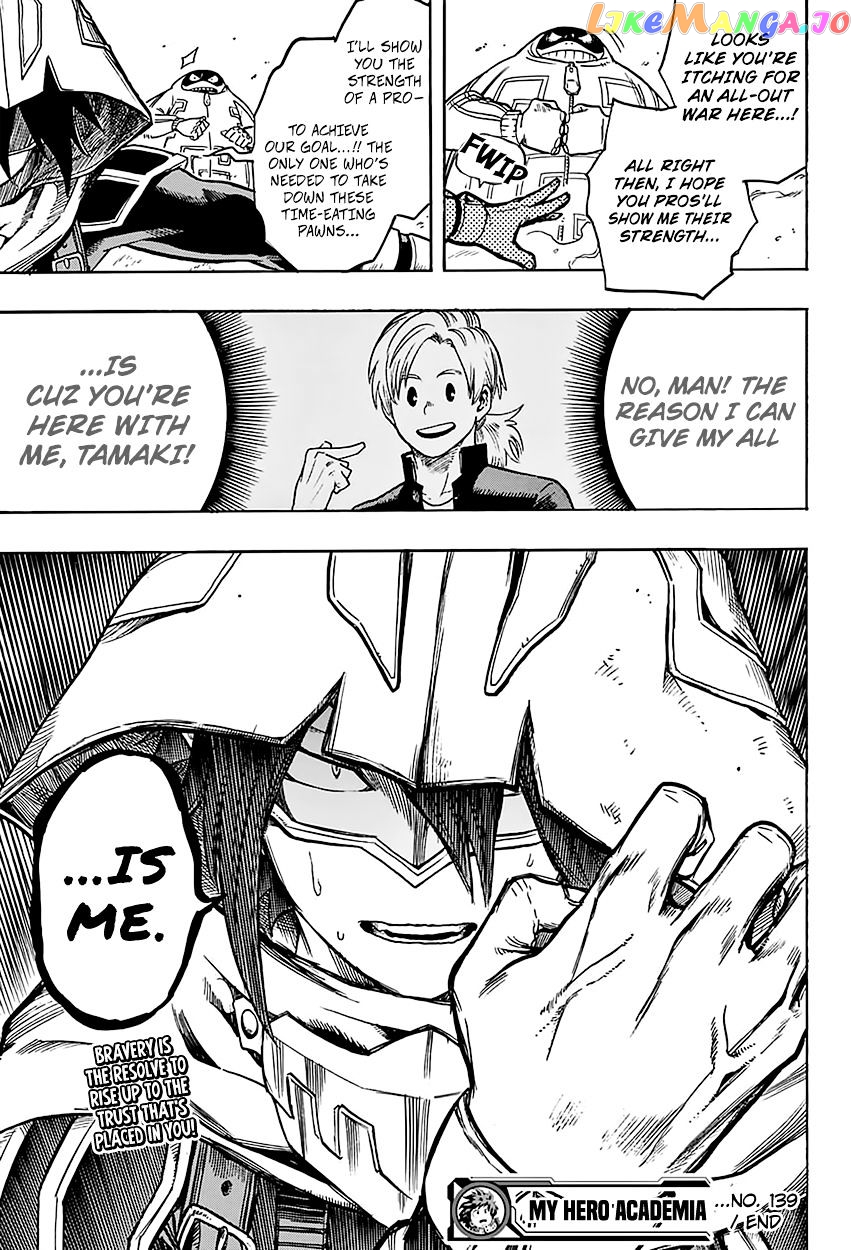 Boku No Hero Academia chapter 139 - page 19