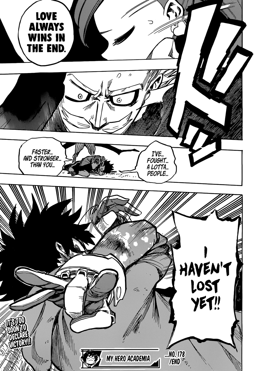 Boku No Hero Academia chapter 178 - page 18