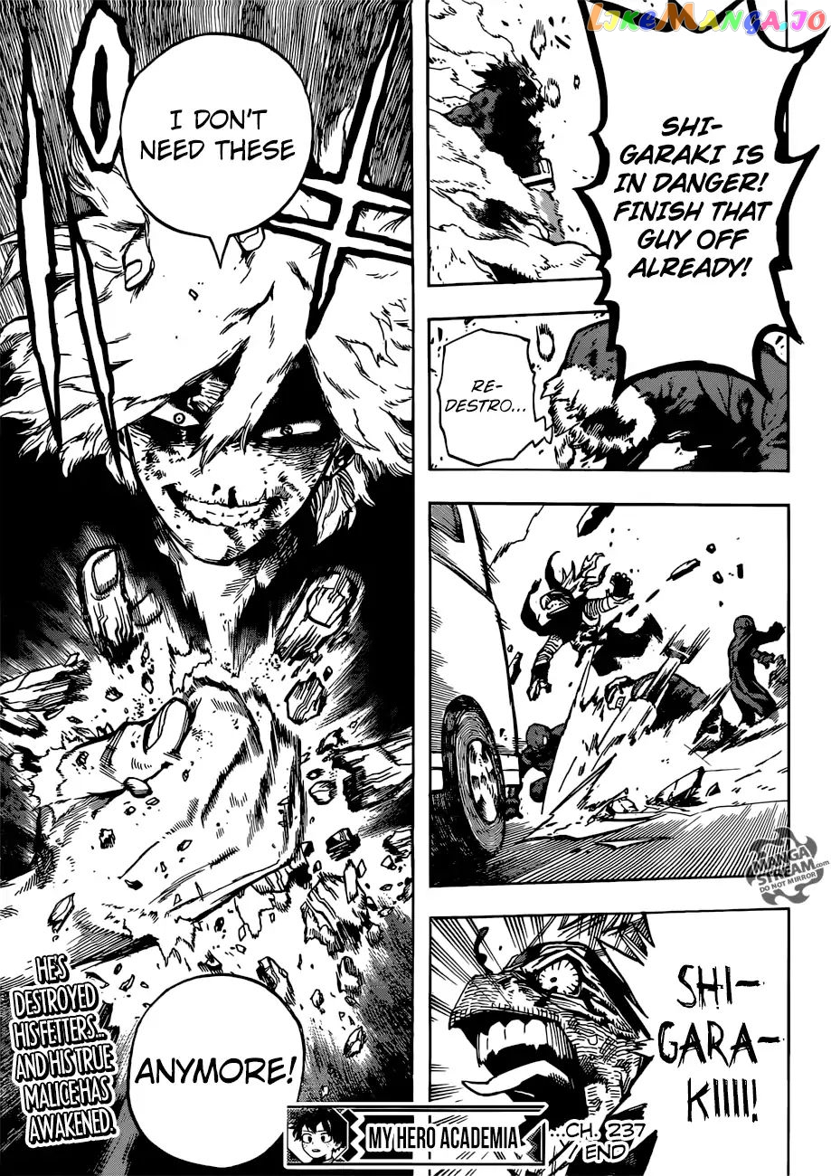Boku No Hero Academia chapter 237 - page 16