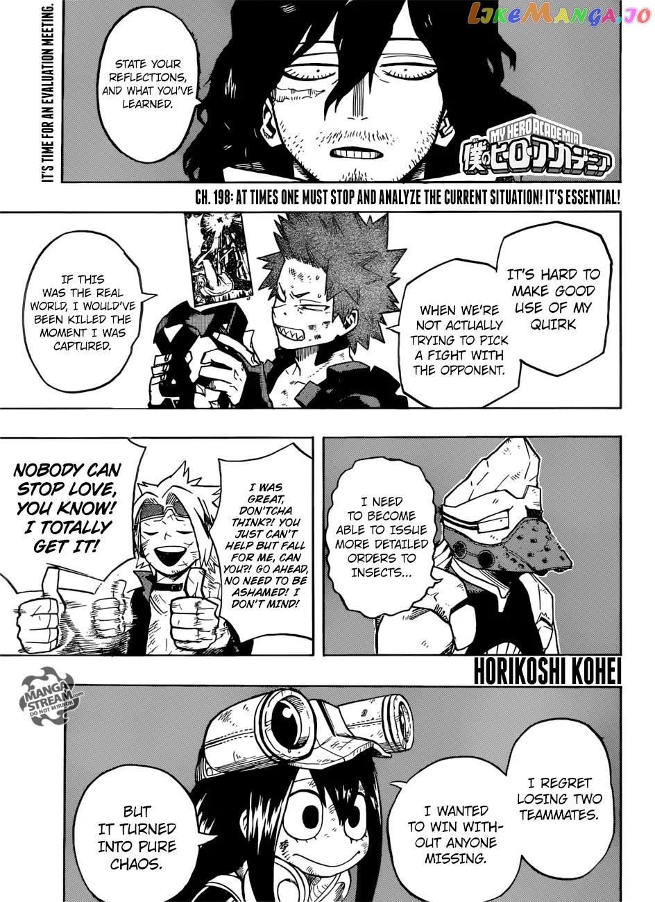 Boku No Hero Academia chapter 198 - page 1