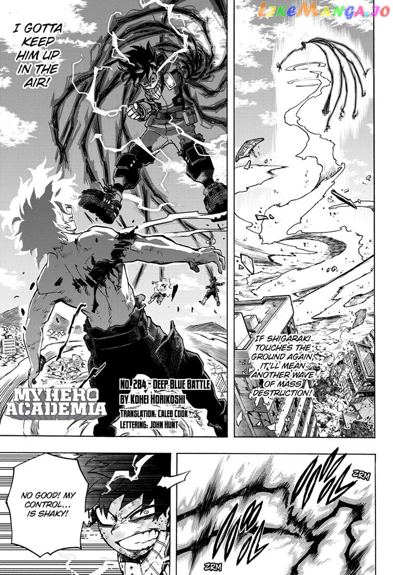Boku No Hero Academia chapter 284 - page 1