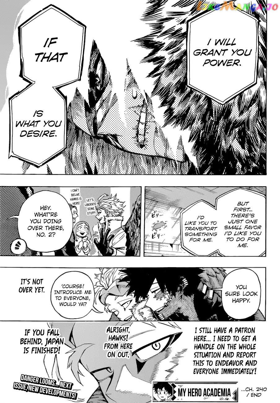 Boku No Hero Academia chapter 240 - page 14