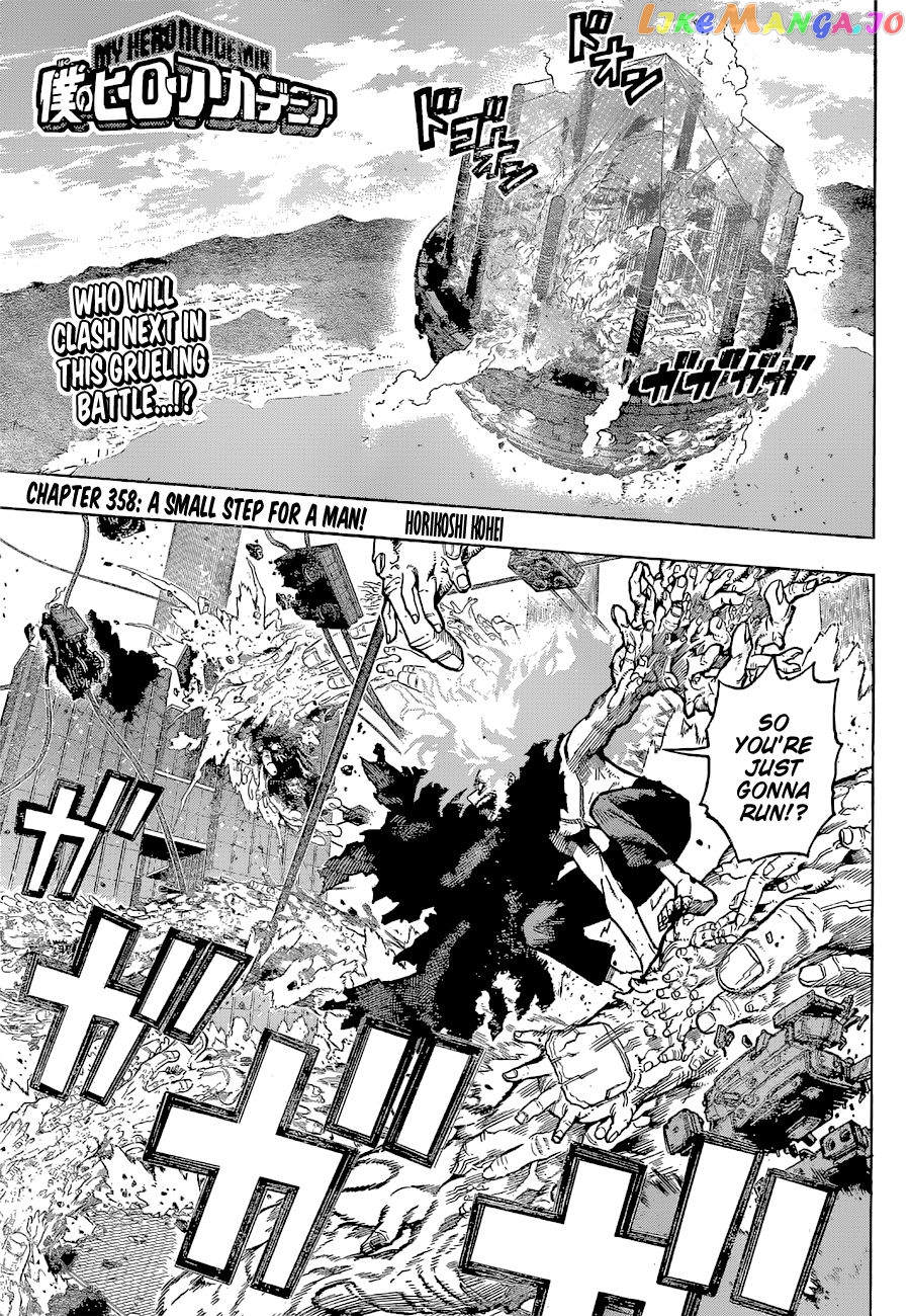 Boku No Hero Academia chapter 358 - page 1