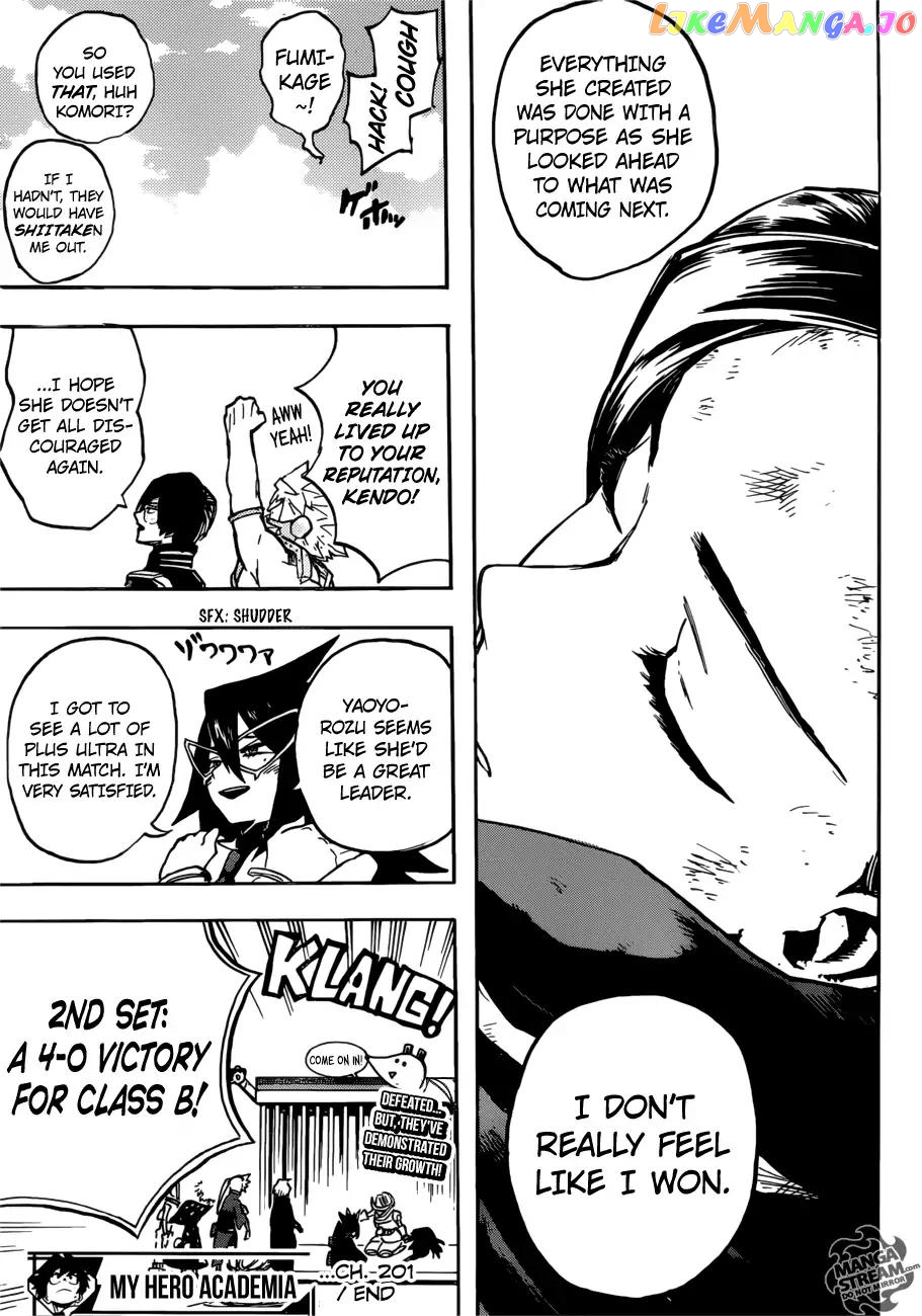 Boku No Hero Academia chapter 201 - page 14