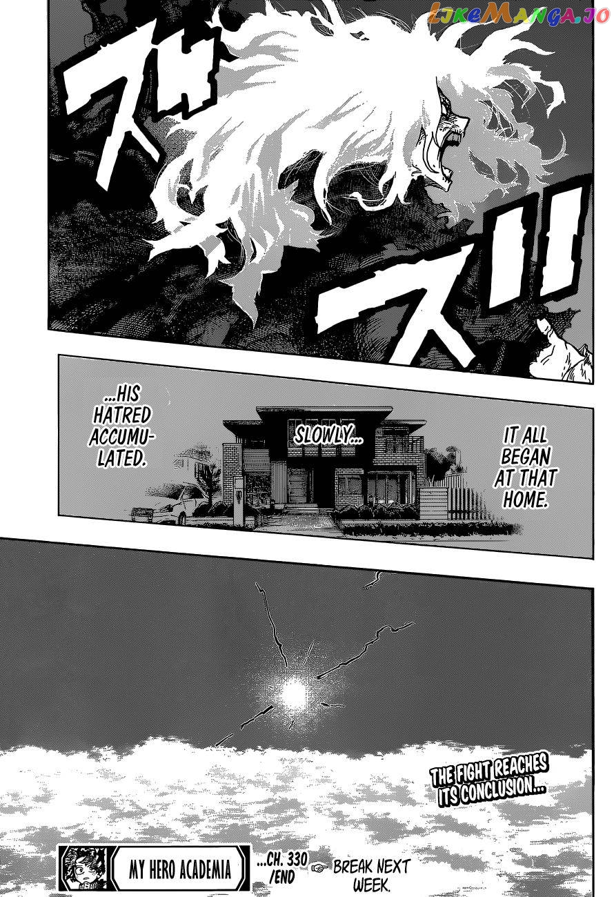 Boku No Hero Academia chapter 330 - page 15