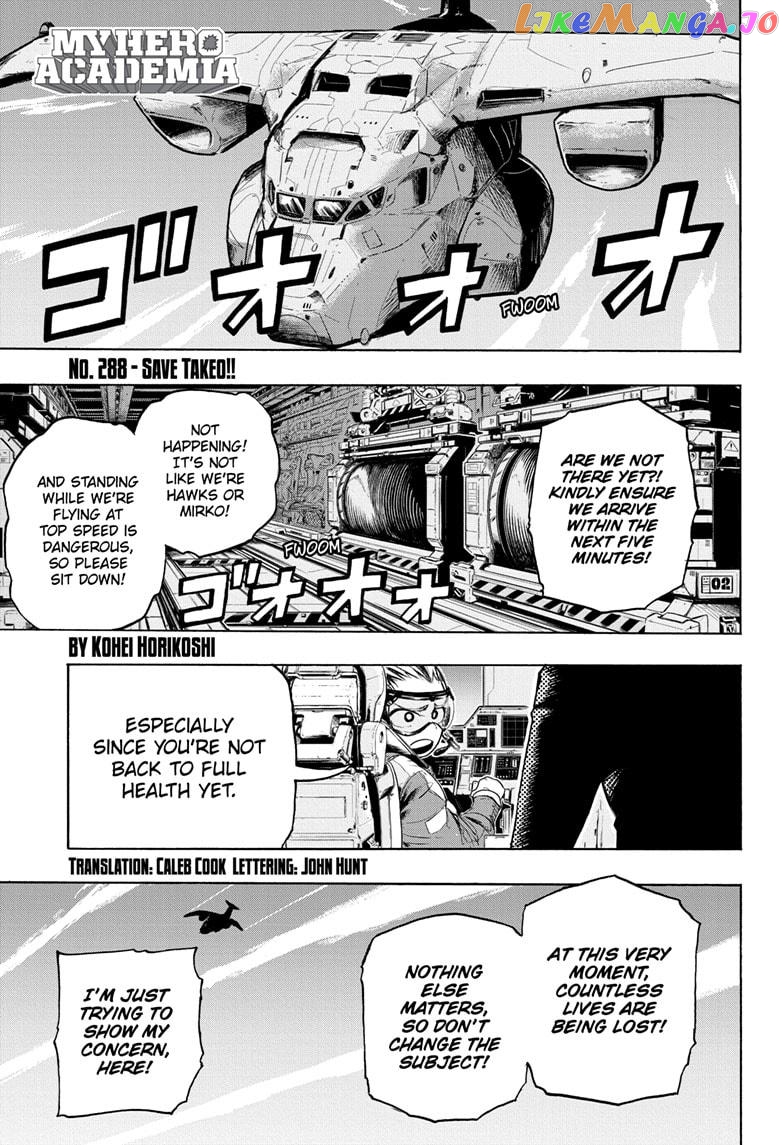 Boku No Hero Academia chapter 288 - page 1