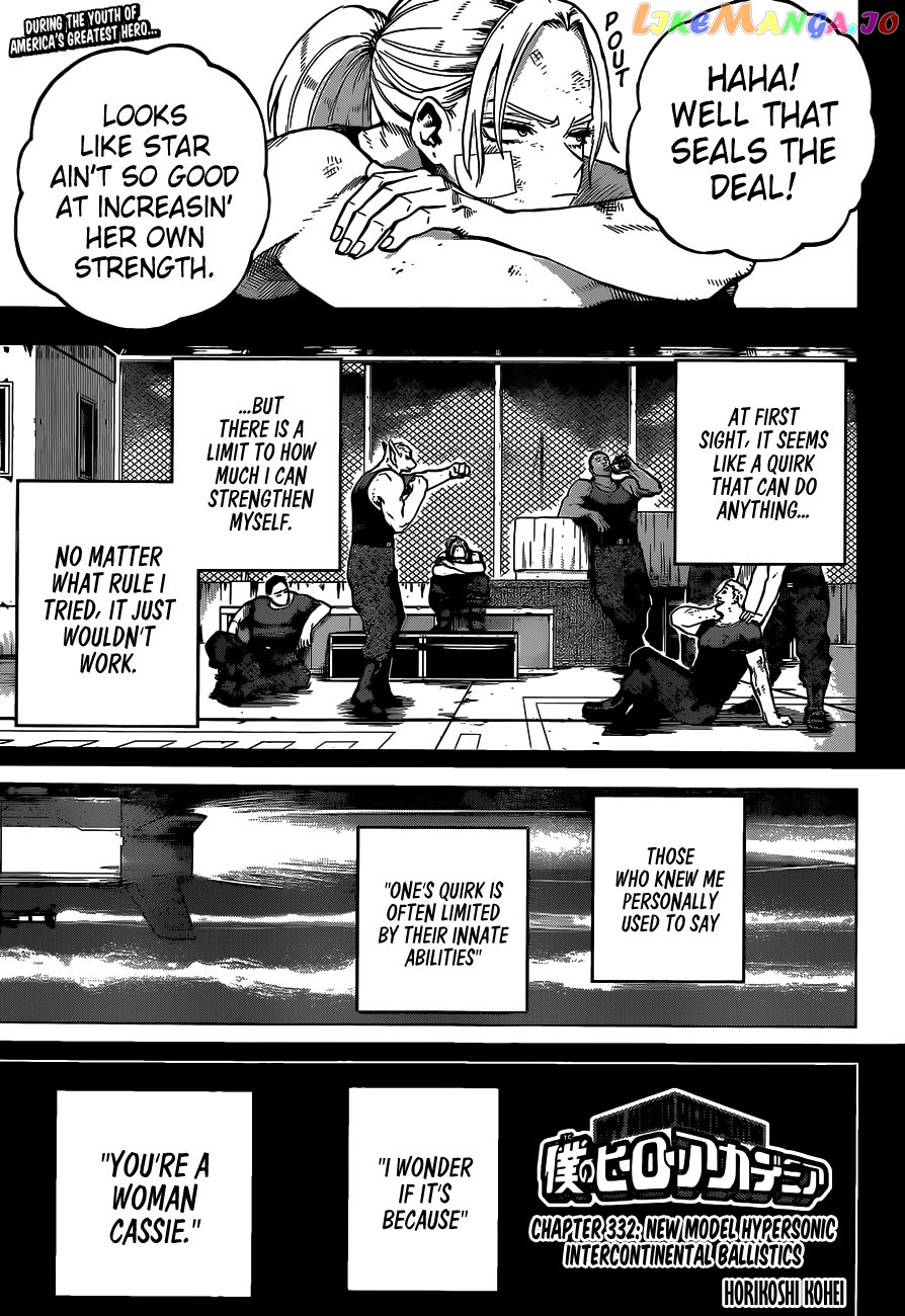 Boku No Hero Academia chapter 332 - page 2