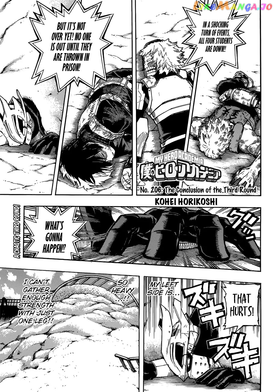 Boku No Hero Academia chapter 206 - page 1
