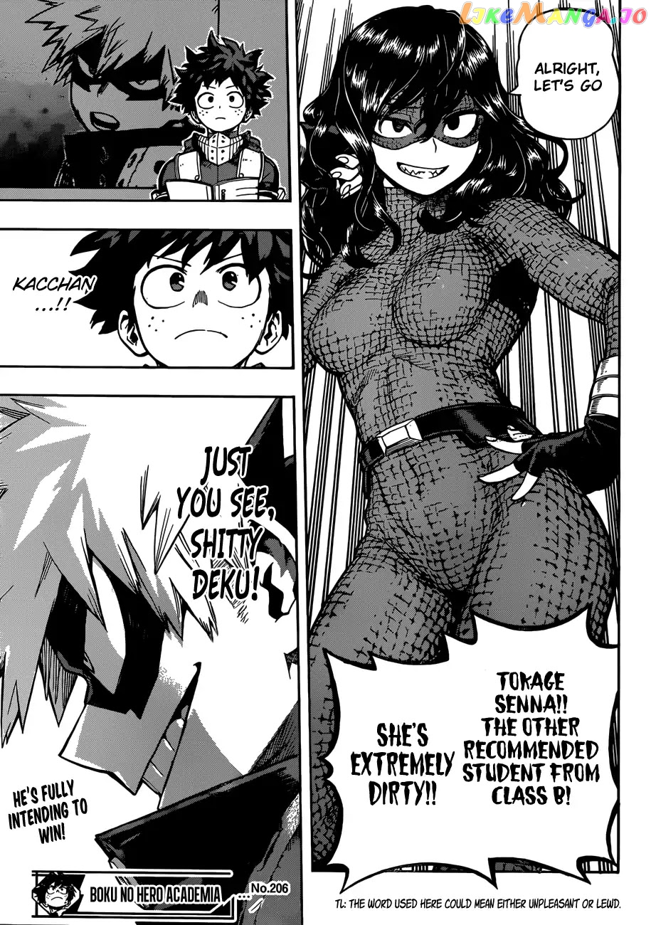 Boku No Hero Academia chapter 206 - page 16