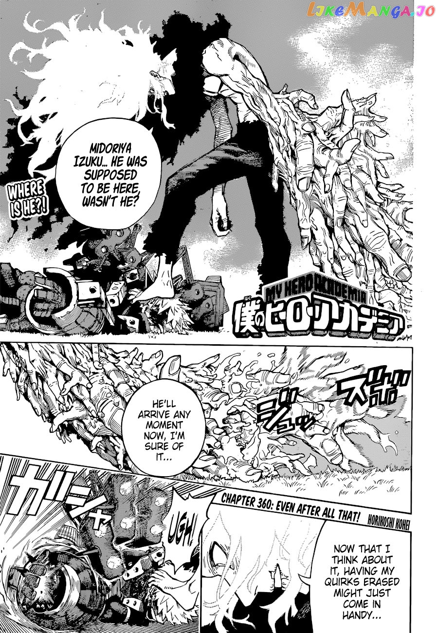 Boku No Hero Academia chapter 360 - page 2