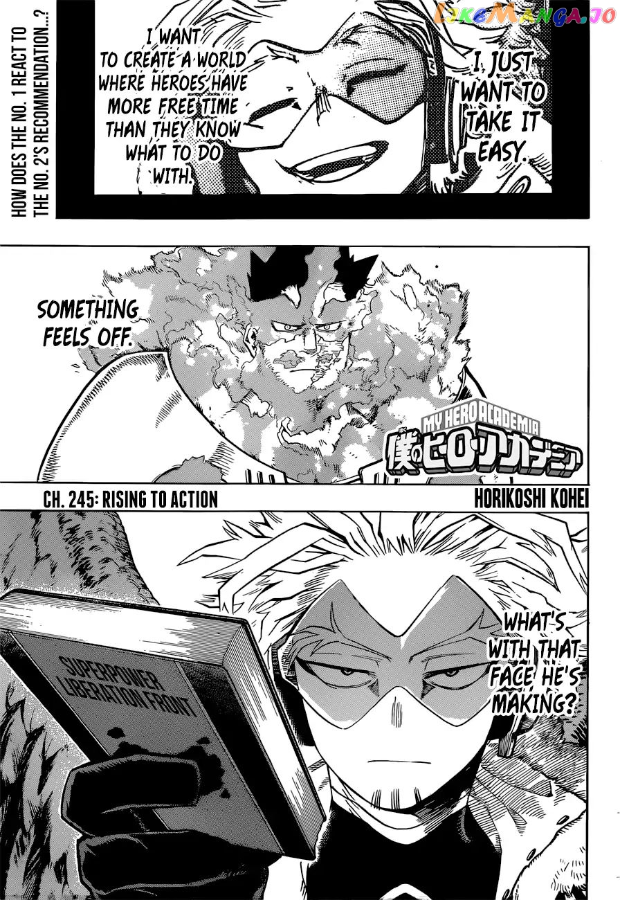Boku No Hero Academia chapter 245 - page 1